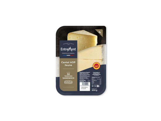 Tranches de Cantal AOP 30%Mg (25g x28) - ENTREMONT