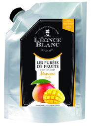 Purée mangue sucrée poche 1Kg - LEONCE BLANC