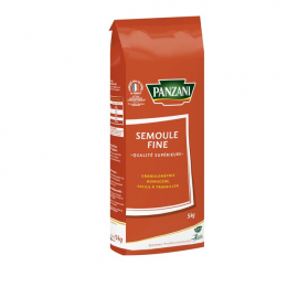 Semoule de blé fine sac 5Kg - PANZANI