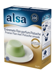 Préparation entremet flan pistache boite 830g /100P - ALSA