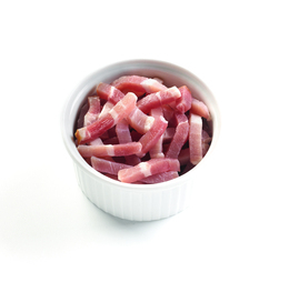 Lardon fumé supérieur cru 6x6mm s/at 1Kg