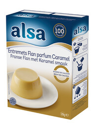 Préparation entremet flan caramel boite 1050g /100P - ALSA