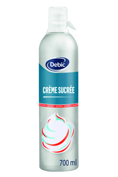 Crème sucrée sous pression 32%Mg 700ml - DEBIC