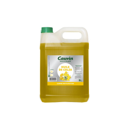 Huile de colza raffiné bidon 5L - CAUVIN