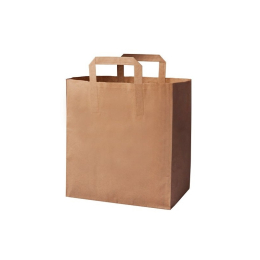 Sac papier avec anse marron 28x17cm h29cm (250pcs)