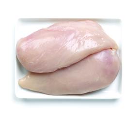 Filet de poulet cru s/o s/p  (110/140g /5Kg) - Surgelé