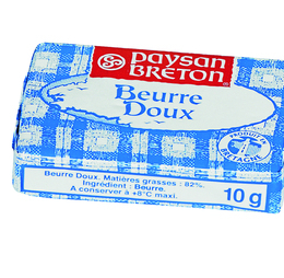 Beurre micro doux (10g x100) - PAYSAN BRETON