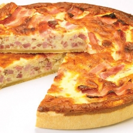 Quiche lorraine Ø28.8cm cuite (1.45Kg x3) - Surgelé