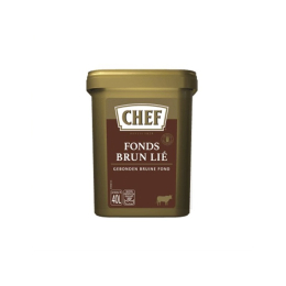 Fond brun lié 15/40L boite 600g - CHEF