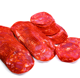 Chorizo cular tranché (76x 6.5g) 500g env